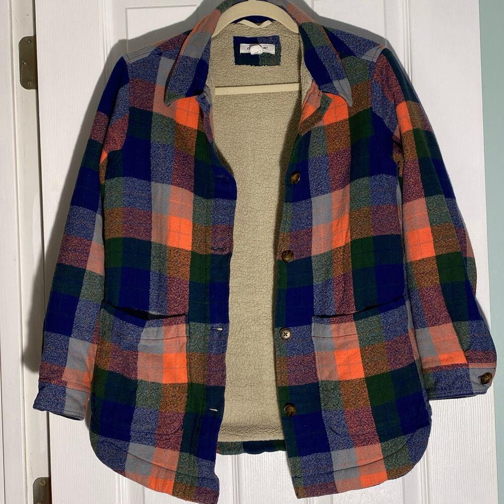 O’Neill Petrina Oversized Plaid Shacket Women’s Size XS